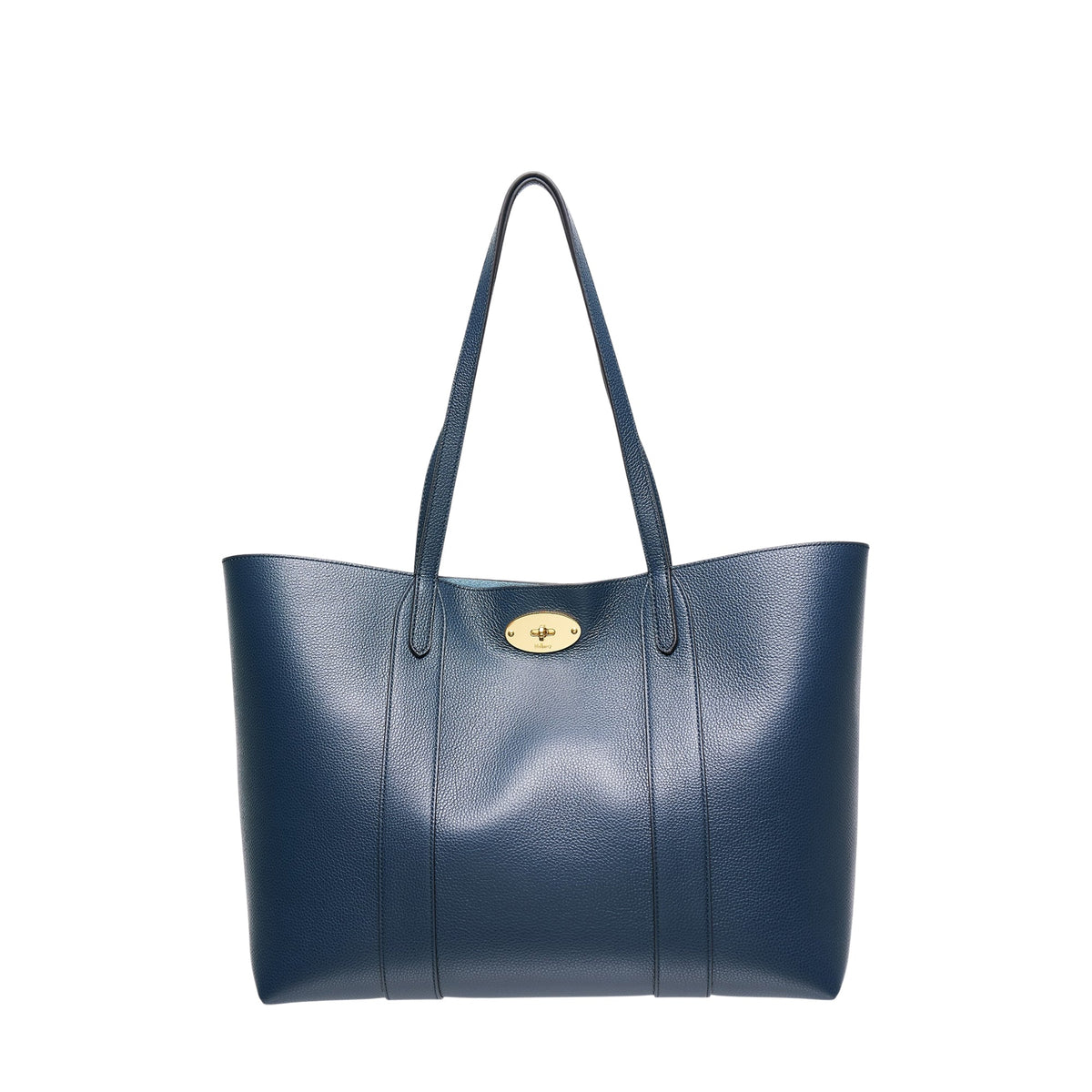 Bayswater Tote Night Sky & Poplin Blue Small Classic Grain with Contrast
