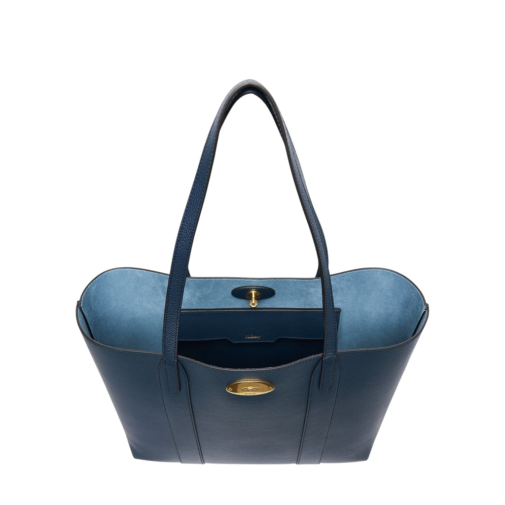 Bayswater Tote Night Sky & Poplin Blue Small Classic Grain with Contrast